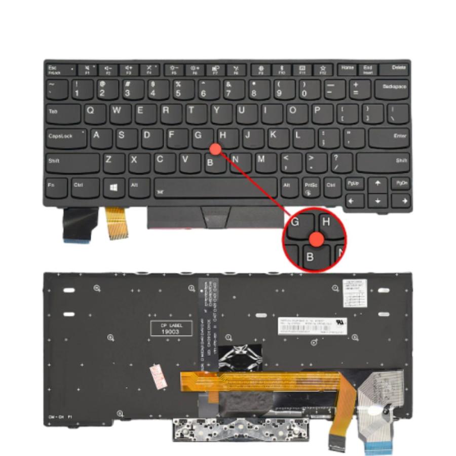 キーボード Lenovoノートパソコン交換用 適用 For THINKPAD X13 L13