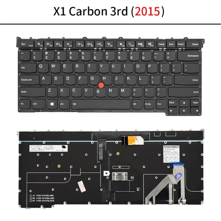 キーボード Lenovoノートパソコン交換用 適用 For THINKPAD X1 CARBON