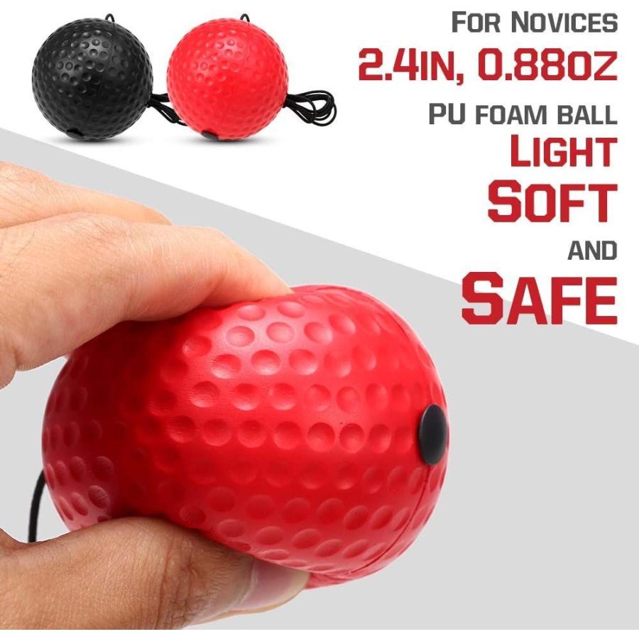21年春の Lixada ボクシング ボール 動体視力 反射神経 迅速な反応 打撃訓練 3レベル 25g 65g 85g 推奨頭囲19 6 25 5イ Wantannas Go Id