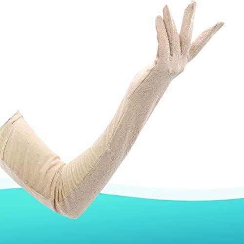 税込 UV カット 滑り止め 最大75%OFFクーポン ロングUV手袋 全長約60cm 運転用手袋 レディース 日焼け対策 冷房対策 腕カバー 紫外線対策 アームカバー