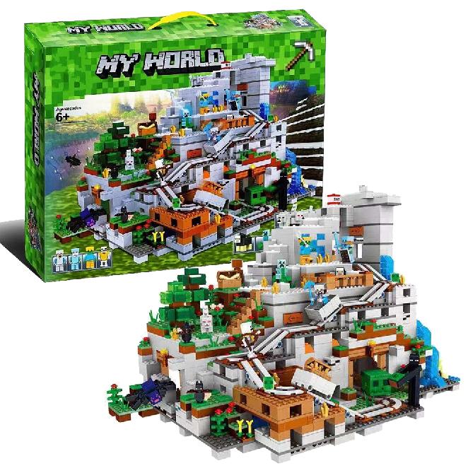 マインクラフト 山の洞窟 大人気ミニフィグ レゴ互換品 豪華セット