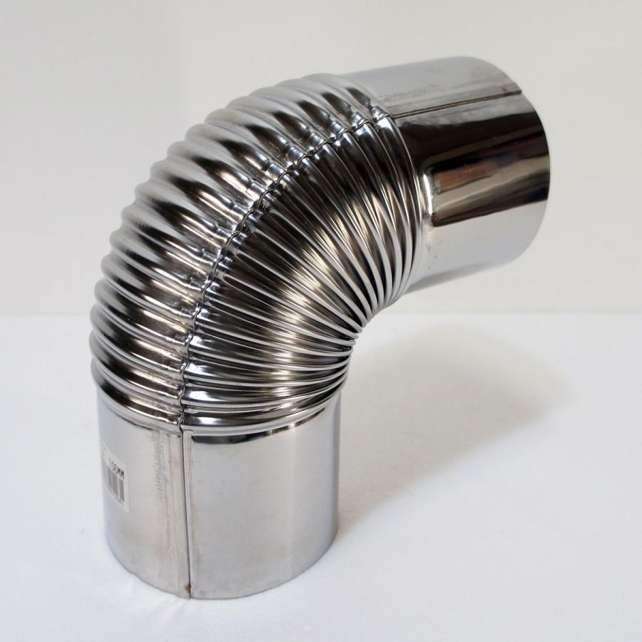 エビ曲90°φ106m ステンレス煙突部材 : まごころ問屋 - 通販 - Yahoo