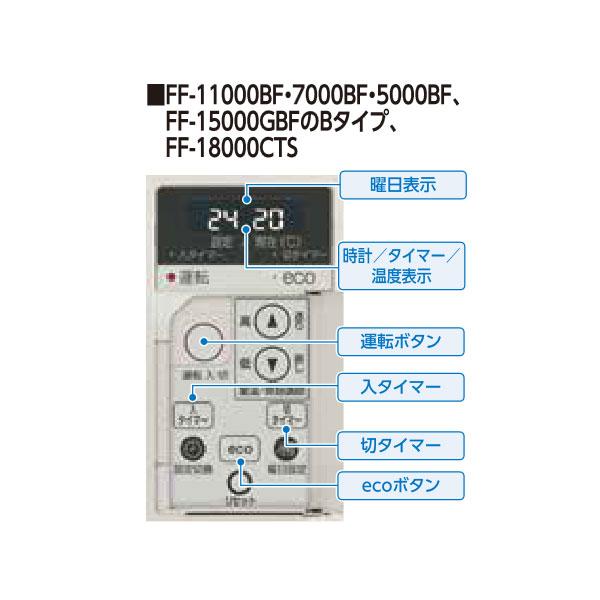 サンポット 長府製作所 FF-18000CTS B FF式温風ストーブ 縦型 サンポット 長府製作所 FF-18000CTS B FF式温風ストーブ 縦型