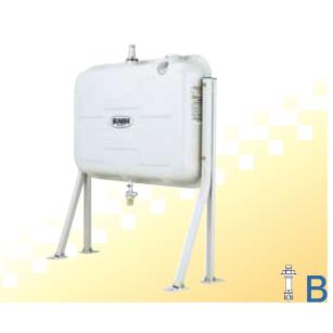 大町市からです●メーカー:サンダイヤ ●型式:KH2-098 サンダイヤ KH2-098SJ 壁ピタハーフ灯油タンク 容積110L・容量99L