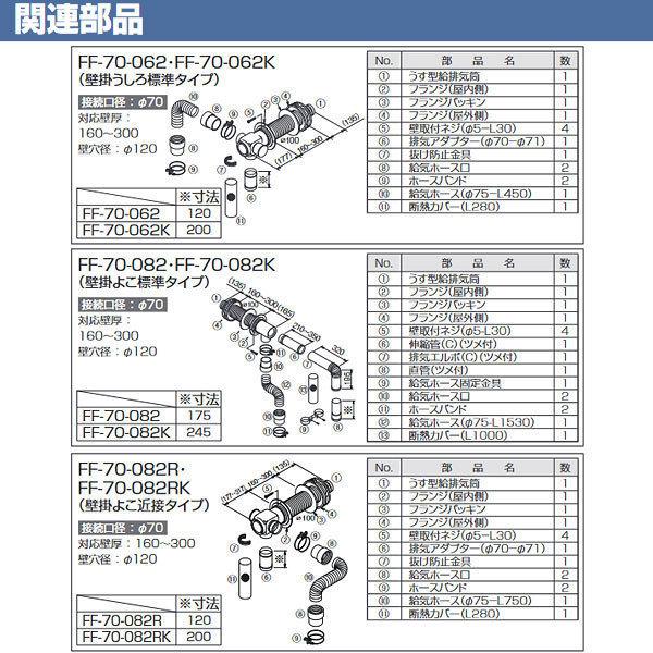 長府 石油給湯器 KIB-4770DKF-L 左排気 壁掛直圧式 追いだき リモコンとコード別売 業者様限定日祝発着不可｜himawaridensetsu｜04