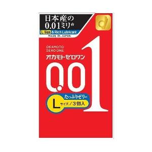 オカモト ゼロワン たっぷりゼリーLサイズ 3コ入 (管理医療機器