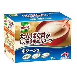 「味の素」たんぱく質がしっかり摂れるスープポタージュ15袋入「健康食品」（Yahoo!・ひまわりの薬屋）