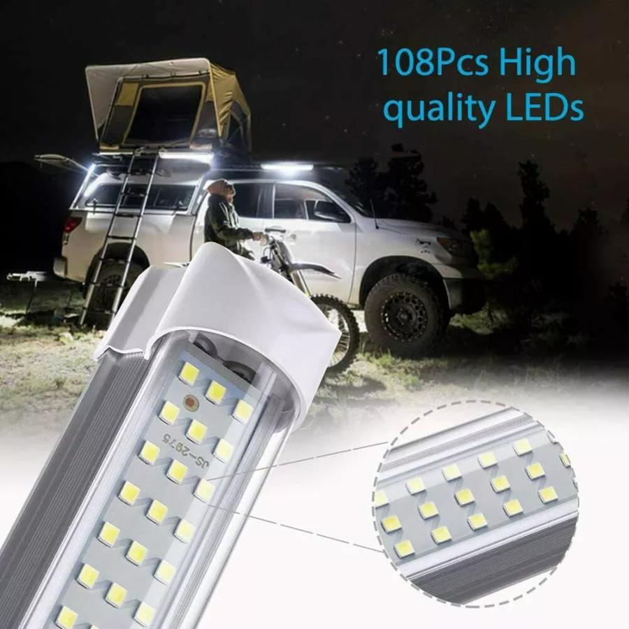 1pcs 屋内 Led ライト バー 12 v 108 ストリップ ボルト 車トラック ベッド バン ボート貨物トレーラー キャビネット同封 L 日本最大級 2個 12v ホワイト108led ユニバーサル ライト ストリップ インテリア ライトバー 6000K キャンプ ライト rv ボート トレーラー