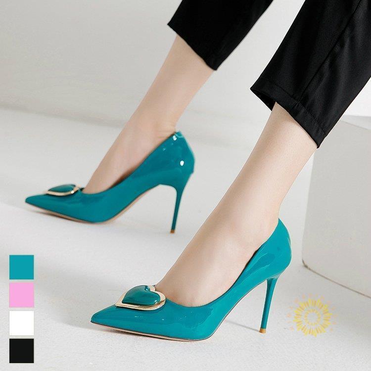 クリアランス廉価 パンプス ハイヒール レディース ピンヒール ヒール ハート 上品 おしゃれ お出かけ かわいい ホワイト ブラック ピンク ブルー 母親 休日 ママ セール大人気 Www Eduka Rs