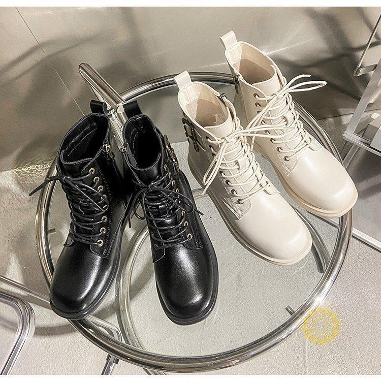 ご購入特典つき ブーツ シンプル オシャレ チャック ジッパー 紐 ベルト 個性的 しましま 歩きやすい 綺麗 ホワイト ブラックシンプル 繊細 おしゃれ お出かけ 全品送料無料 Www Superavila Com