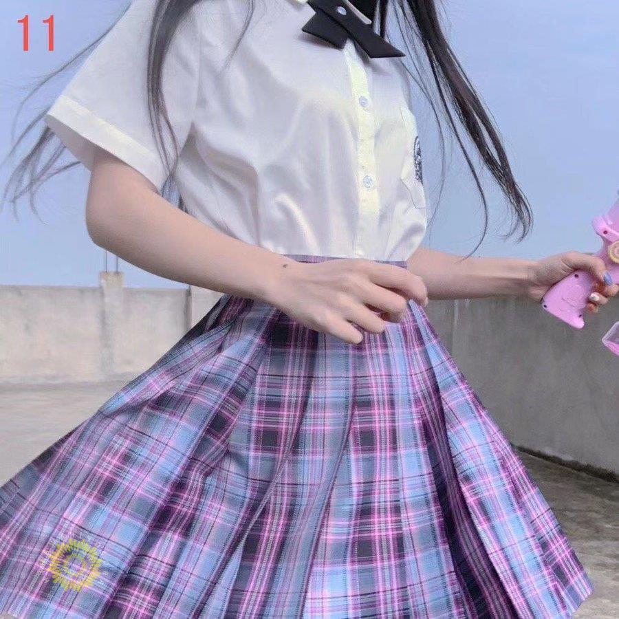 16色展開 制服 スカート チェック セーラー服 ティーンズエバー 学生服 プリーツスカート コスプレ コスチューム JK 女子高生 私服 高校 ミニスカート スクール｜himawarinosora｜12