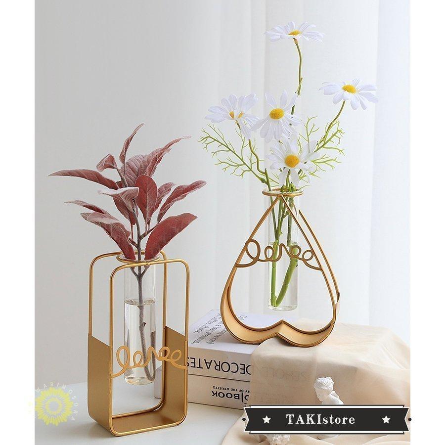 ストライプ模様 ガラス花瓶 持ち手付き 108029re-1.jpg