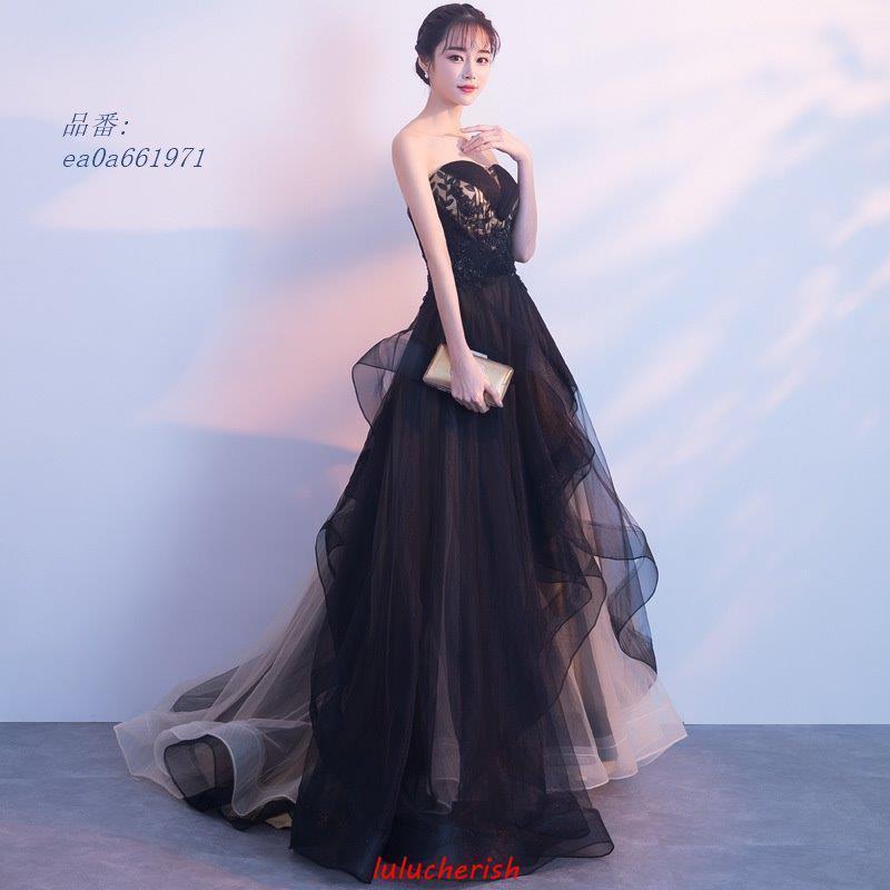 ドレス演奏会カラードレスコンサート披露宴ロングドレスお呼ばれ