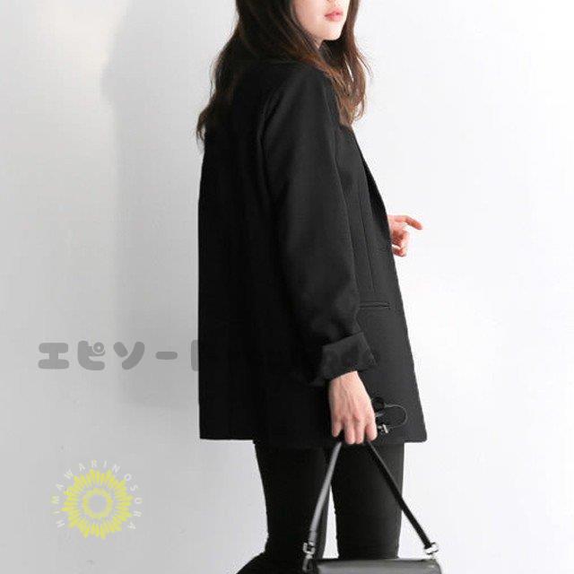 レディース テーラードジャケットブラック フォーマル 黒 オフィスなど テーラードジャケット 通販テーラードジャケット レディース 春