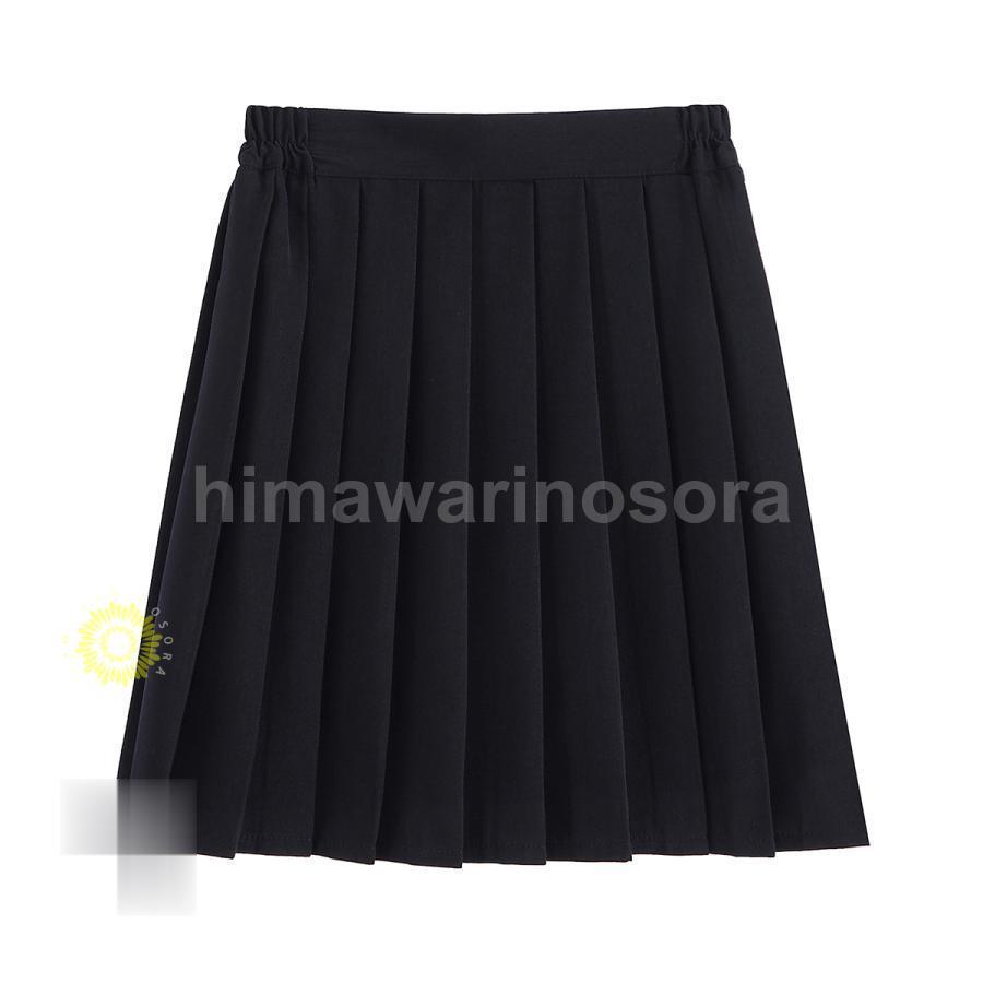【お値下げ】コムコム　黒プリーツスカート　新品未使用　SS 細身の方に お値下げ】コムコム 黒プリーツスカート 新品未使用 SS 細身の方