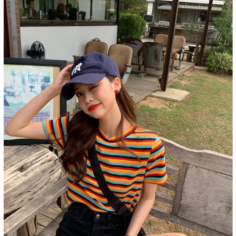 ボーダー半袖カットソー⑤クレイジーMサイズ1点XLサイズ1点 接触冷感】クレイジーボーダーTシャツ 半袖 | deux C(ドゥ・セー