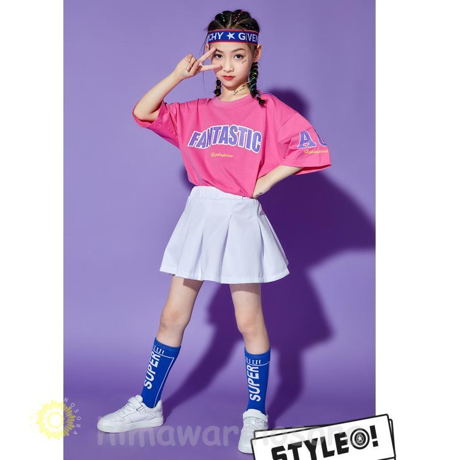 キッズ ダンス衣装 ヒップホップ 子供服 HIPHOP ズボン 半袖 セット 男の子 女の子 ジャズダンス 発表会 練習着 ステージ衣装 上下2点セット｜himawarinosora｜04