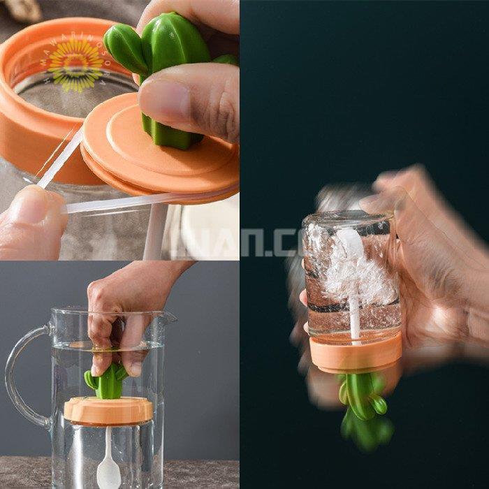 調味料入れ サボテン 4点セット スプーン スパイス容器 塩