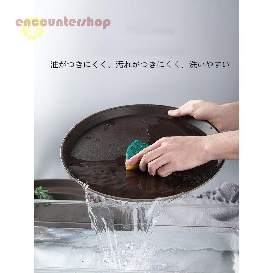 トレー お盆 水切り 北欧 トレイ 北欧 おしゃれ カフェ ナチュラル トレイ お盆 スタッキング 業務用に 配膳盆 すべらないトレー 安定感 収納 整理 長方形｜himawarinosora｜05