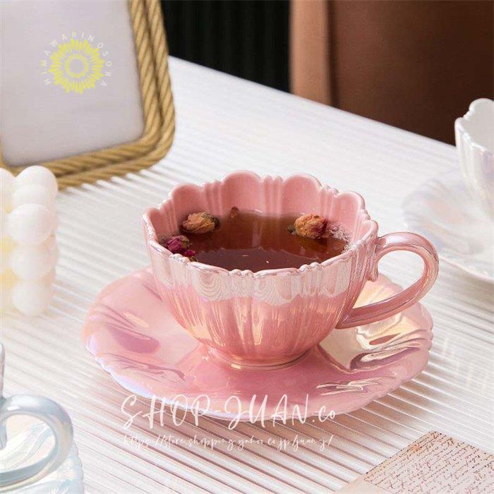 コーヒーカップ ティーカップ セット おしゃれ 花びら型 北欧 コーヒーカップ ティーカップ セット おしゃれ 花びら型 北欧