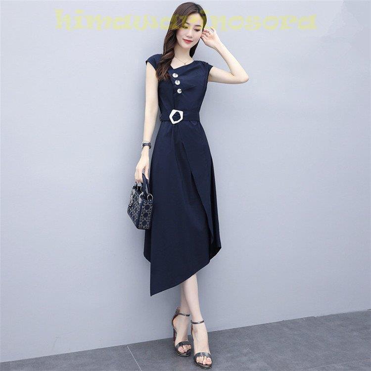 ワンピース レディース 40代 代 夏 きれいめ 上品 ロングワンピース 無地 Aライン 薄手 大きいサイズ パーティードレス おしゃれ 韓国風 着痩せ 通勤 Ol 新品 You Wom185 向日葵の空 通販 Yahoo ショッピング