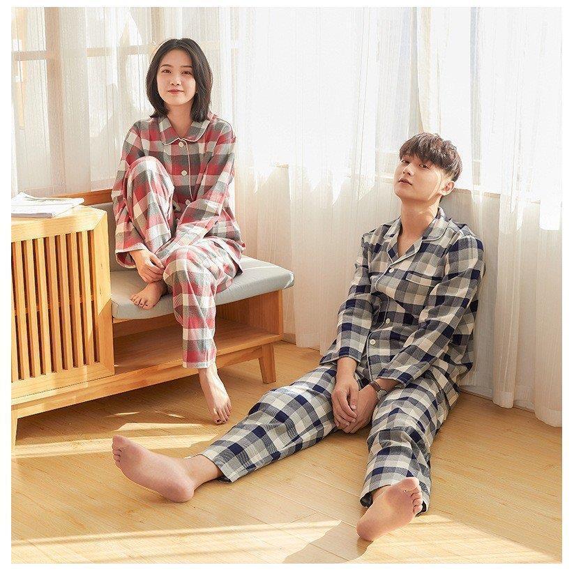 パジャマ カップル 春秋冬 ペアパジャマ 前開き 長袖 ルームウェア レディース メンズ 恋人 お揃い ペアルック ワンピース 長ズボン 部屋着 おしゃれ 寝間着 You61 Aybsy2 向日葵の空 通販 Yahoo ショッピング