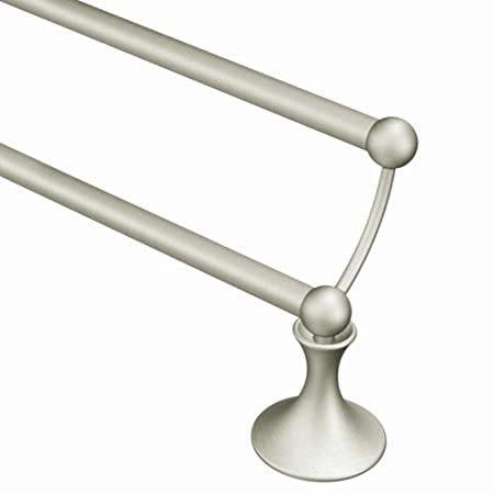 買得 Lounge DN7722BN Moen 24-Inch 141[ Nickel Brushed Bar, Towel Double Bathroom その他収納、ラック 買得 Lounge DN7722BN Moen 24-Inch 141[ Nickel Brushed Bar, Towel Double Bathroom その他収納、ラック