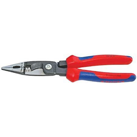 Knipex Tools 13 82 8 4 in 1 Electrical Installation Pliers with Comfort Gri ウォーターポンププライヤー