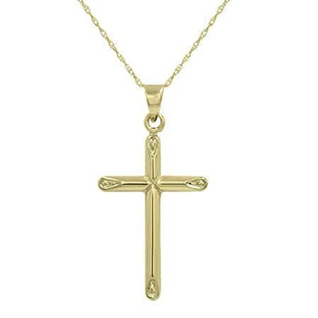 お買い得 14k イエローゴールド クロスペンダントネックレス 18インチのチェーン付き B074sxkmjb Himawarin Shop 通販 Yahoo ショッピング 廃盤 ファッション 腕時計 アクセサリー Eservices Alzahra Mun Org