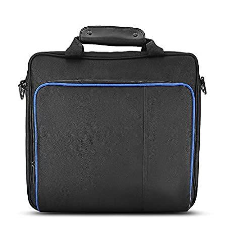 ポータブルPS4バッグ 旅行用収納キャリーケース 保護防水バッグ 調節可能なショルダーストラップ付き PlayStation PS4用 カバー、ケース