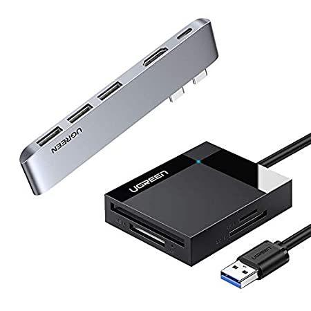 【送料0円】 Card 3.0 USB Reader Card SD UGREEN Bundle Hub Ma for Hub C USB with Adapter メモリーカード変換アダプター