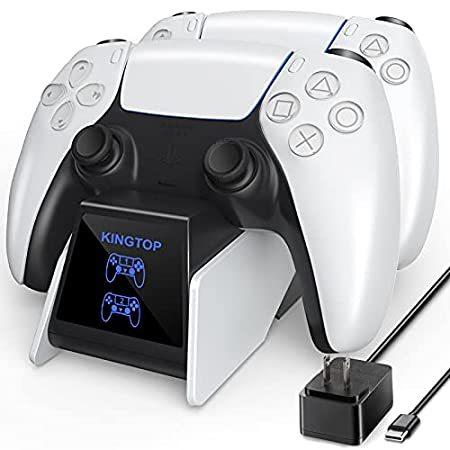 人気 PS5 Sta Docking Charger Controller Dual KINGTOP Station Charging Controller PC用ゲームコントローラー