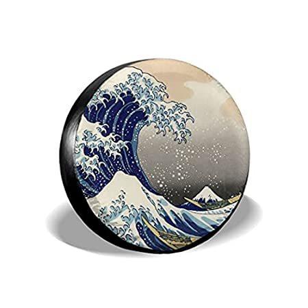 WONDERTIFY Hokusai Great Wave Tire Covers Ocean Fuji Mount Boat アウトレット送料無料 Wheel Japan 大きな割引