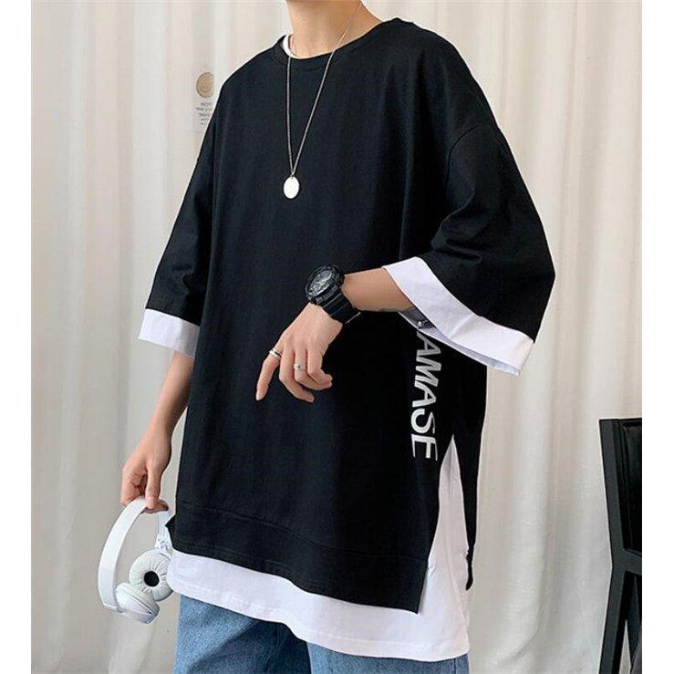 メンズファッション ト送料込 父の日ギフト 父の日 Tシャツ メンズ 半袖 夏 重ね着 個性的 トップス カジュアル 紳士 Vjquqvadzj Www Robertgillow Co Uk