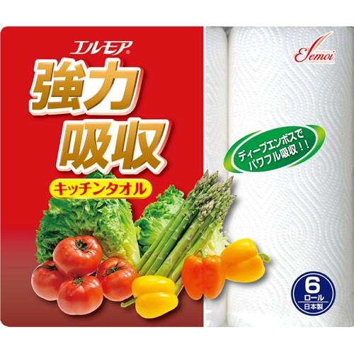 エルモア 強力吸収キッチンタオル 6ロール 50カット 101 姫路流通センター 通販 Yahoo ショッピング