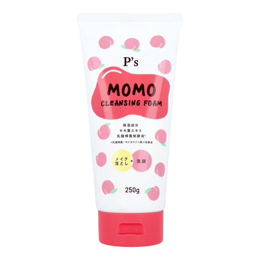 コスメステーシヨン P's モモ Wクレンジングフォーム 250g ダブル