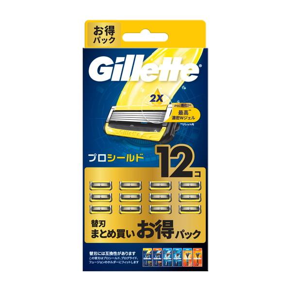 Gilletteプロシールド5+1　替刃 Gillette (送料無料・まとめ買い×5個セット)ジレット プロ シールド 替