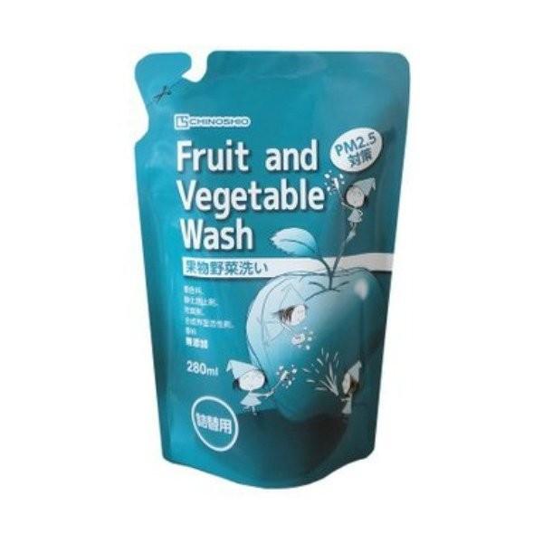 【お一人様1個限り特価】地の塩社 フルーツ&ベジタブルウォッシュ 詰替用 280ml Fruit and Vegetable Wash｜himejiryutsuu