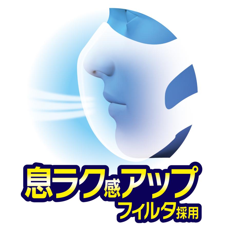 【送料無料・まとめ買い&times;3個セット】ユニ・チャーム 超快適 超立体マスク 遮断タイプ 大きめサイズ ホワイト 30枚入 かぜ・花粉用 日本製