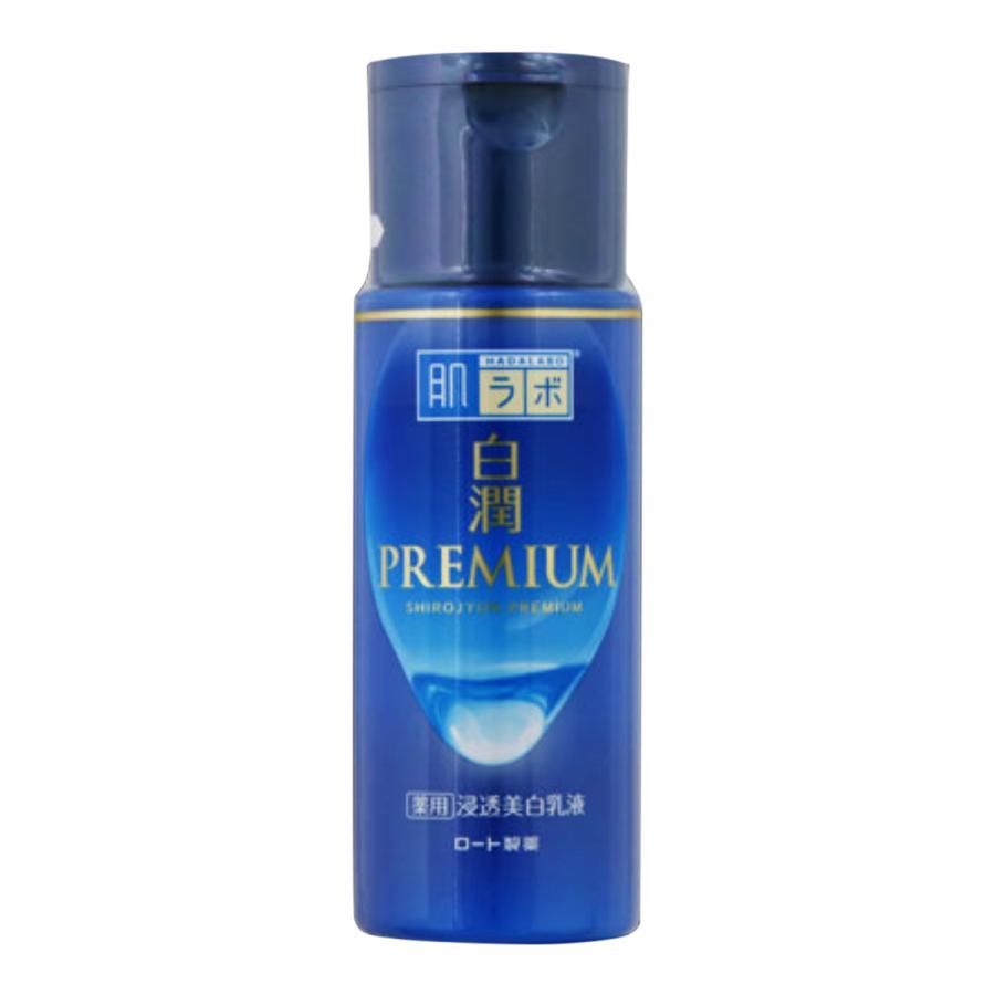 (まとめ買い×10個セット)ロート製薬 肌ラボ 白潤 プレミアム 薬用 浸透美白乳液 140ml (送料無料)