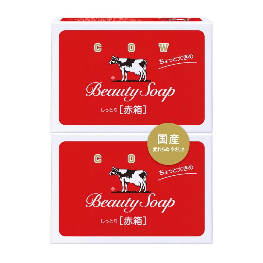 カウブランド (まとめ買い×36個セット)牛乳石鹸共進社 しっとり 赤箱
