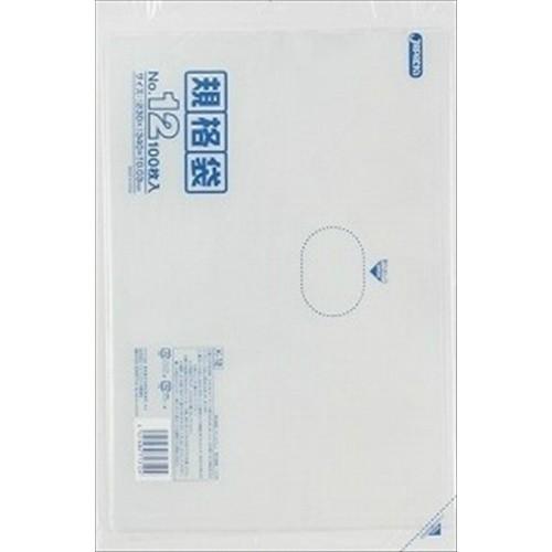 (まとめ買い)(ジャパックス)(ポリ袋)規格袋12号 透明 100枚入 K-12 ×040点セット(4521684713124) (送料無料)