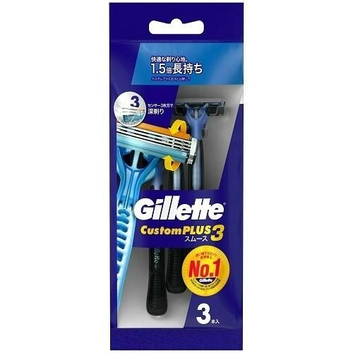 (まとめ買い×180)ジレット カスタムプラス3 スムース 3本入×180点セット(4902430793056) (送料無料)
