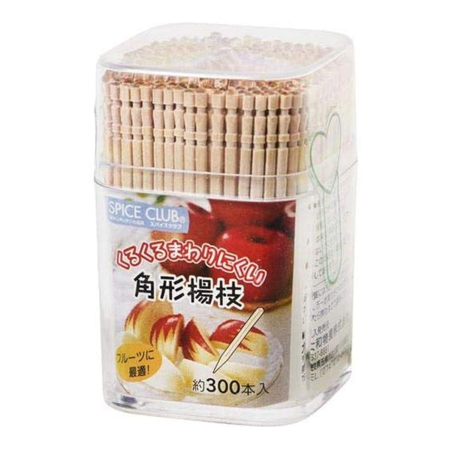 (まとめ買い×200個セット)大和物産 SPICE CLUB 角形 楊枝 約300本 (送料無料)