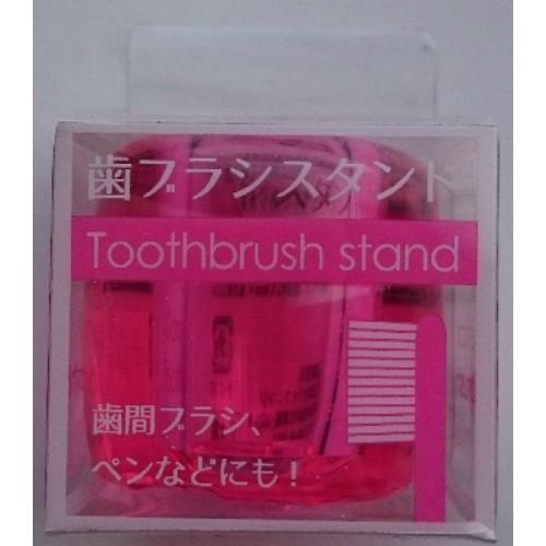 (まとめ買い)ライフレンジ 3-06歯ブラシスタンド クリアピンク  ×360点セット(4560292163150) (送料無料)