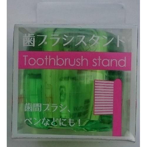 (まとめ買い)ライフレンジ3-06 歯ブラシスタンド クリアグリーン  ×360点セット(4560292163181) (送料無料)