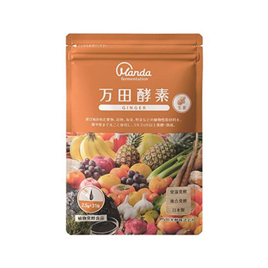 万田酵素 万田発酵 GINGER ペーストタイプ 2.5g×31包 : 姫路 