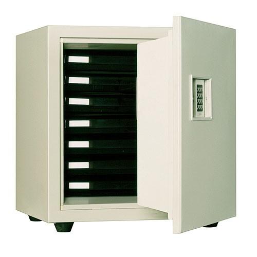 金庫診断士のいる専門店- KMX-33E-FA テンキー式 2時間耐火金庫 日本製「暗証番号だけで開閉できる」家庭用金庫の画像