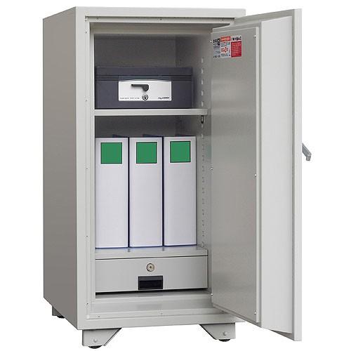 金庫診断士のいる専門店- KS-90DK A4ファイルが収納しやすいダイヤル式 耐火金庫 日本製「スリムな省スペースモデル」業務用金庫の画像