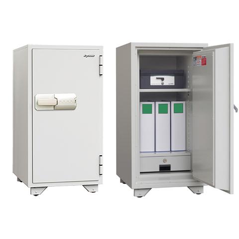 金庫診断士のいる専門店- KS-90MN A4ファイルが収納しやすいマグロック式 耐火金庫 日本製「スリムな省スペースモデル」業務用金庫の画像